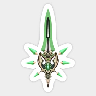 Jade Winged-Spear. [Genshin Impact] Sticker